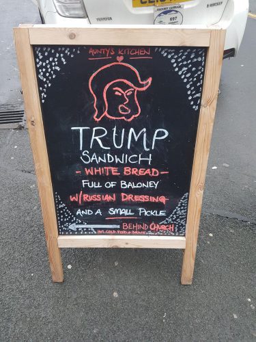 Trump sandwich
